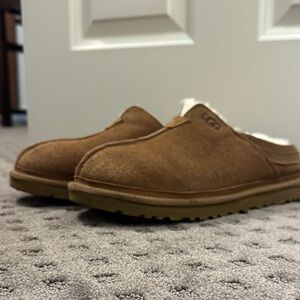 UGG Men's Tan Slip-On Loafers